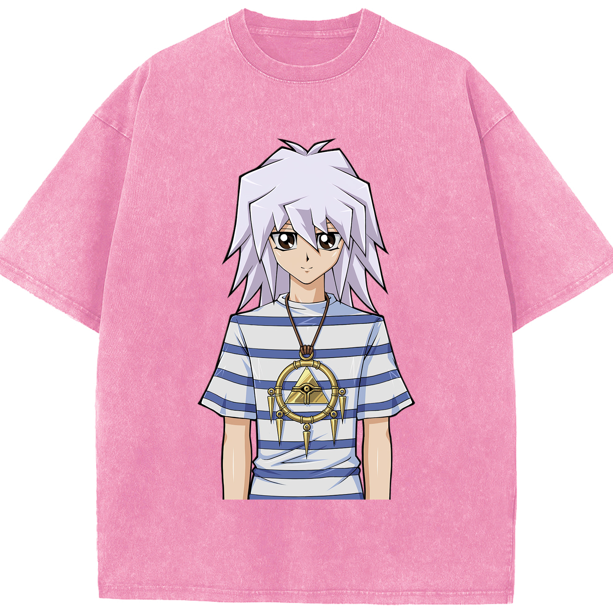 （画像用） 遊☆戯☆王 Yu-Gi-Oh! 綿100% ヴィンテージ風 半袖Tシャツ（フロントプリント）